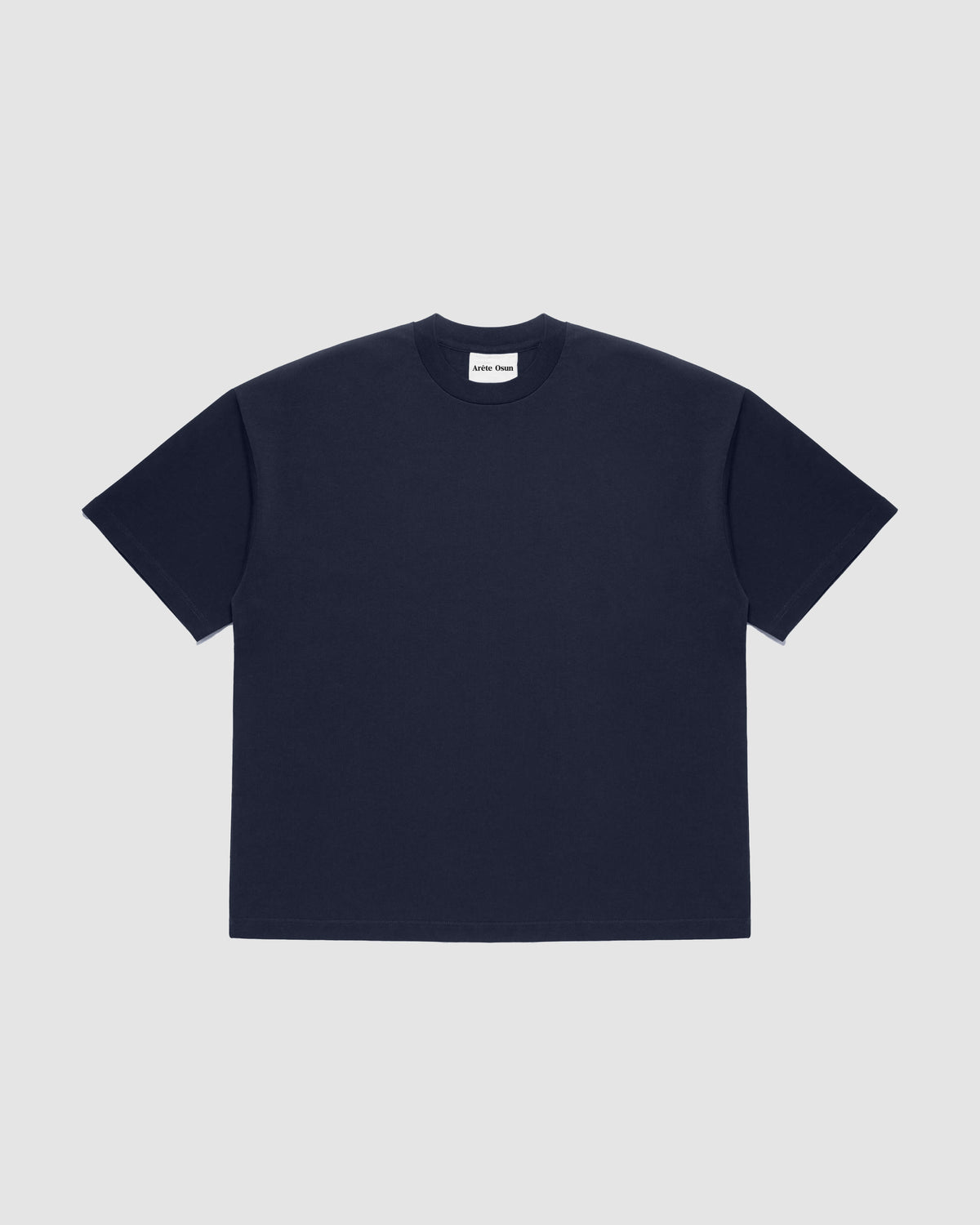 Fundamental T in White - Heavyweight Luxury T-Shirt with dropped shoulder and box fit by Arête Osun