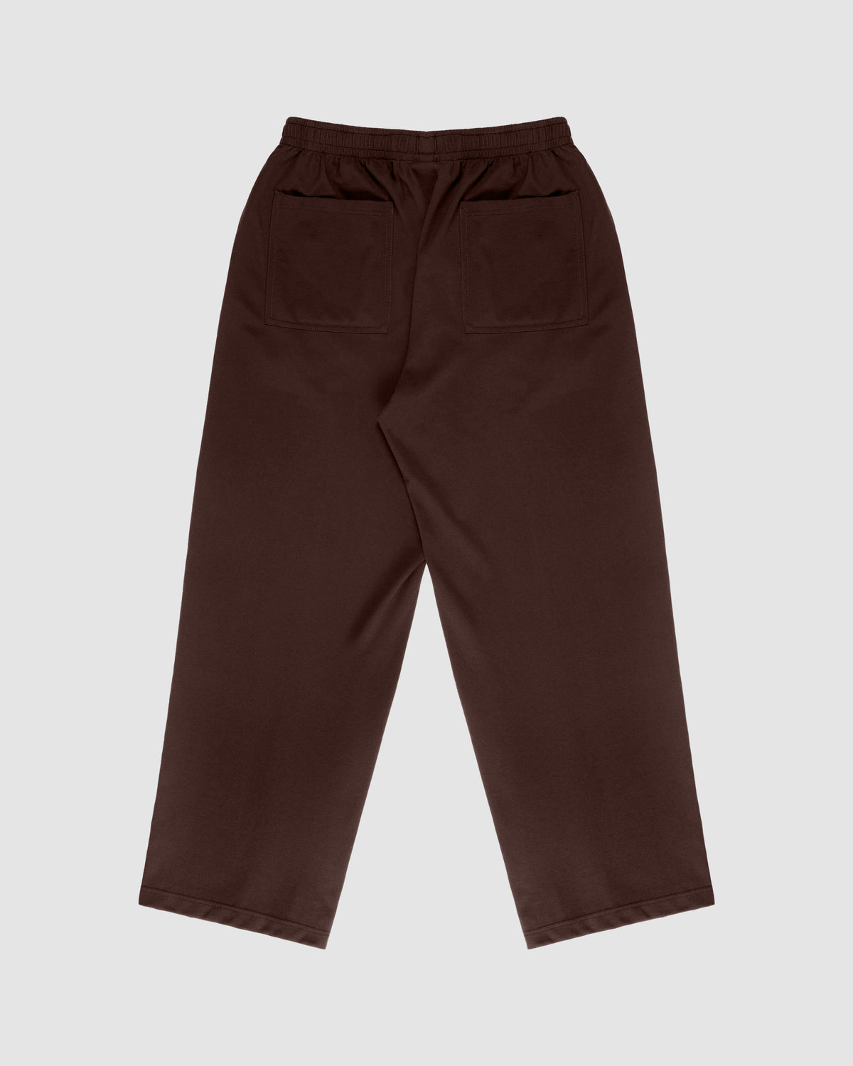 Cloud Trouser in brown – wide leg, relaxed fit, flowing drape. Effortless | Arête Osun