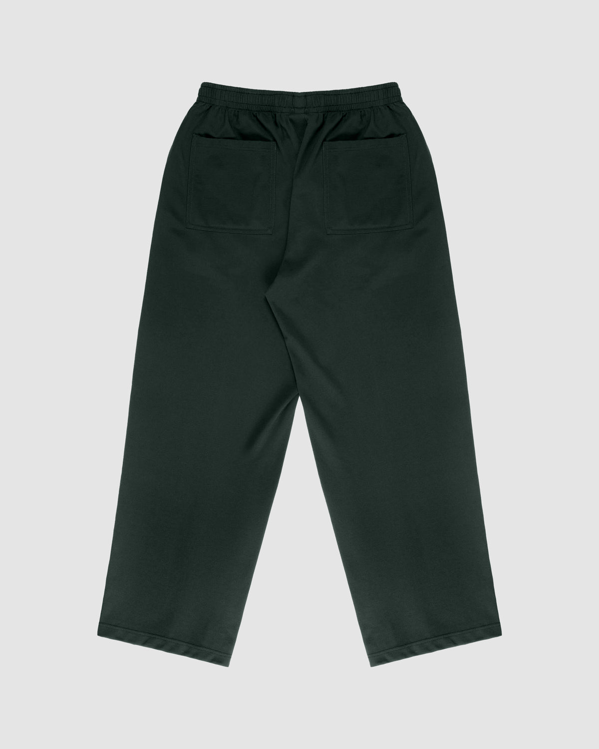 Cloud Trouser in green – wide leg, relaxed fit, flowing drape. Effortless | Arête Osun